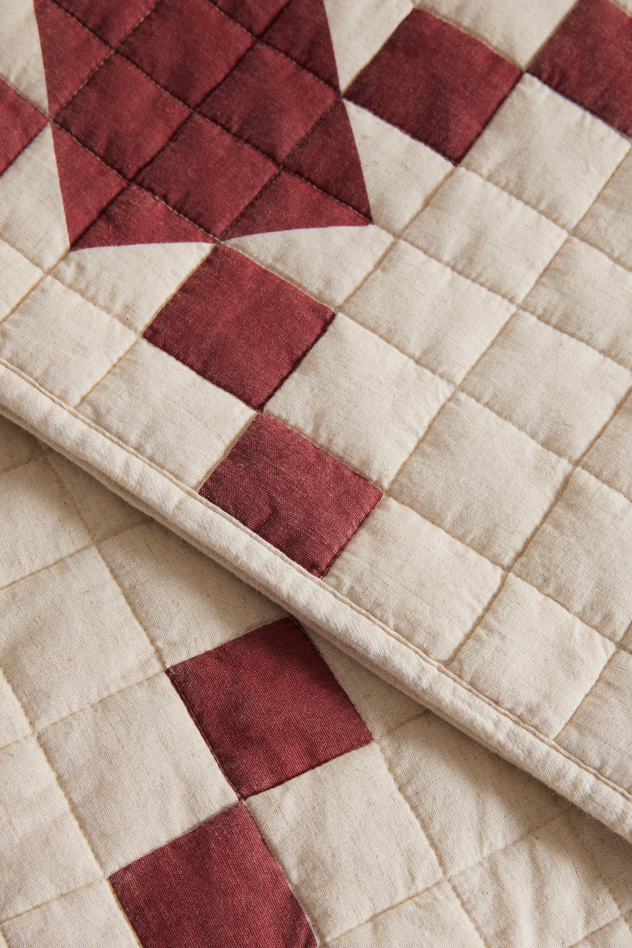 ÉDREDON MATELASSÉ PATCHWORK NOËL